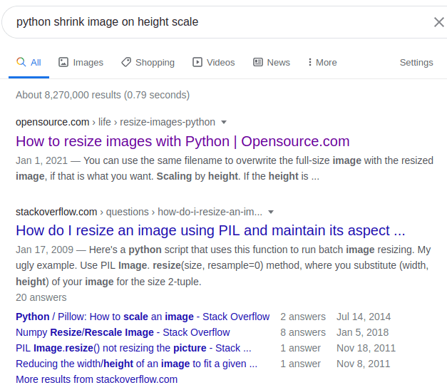 google python image resize